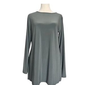 Sympli Long Sleeve Sage Tunic Top, Sz 10